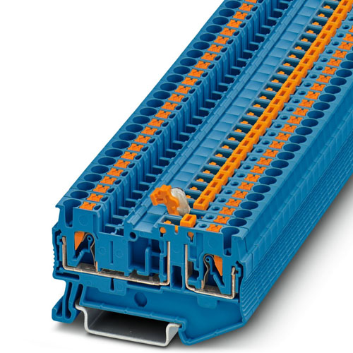 PHOENIX CONTACT - PT 2,5-MT BU - Knife-disconnect terminal block