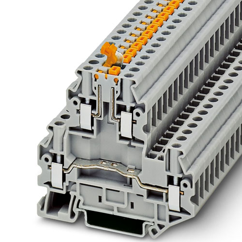 PHOENIX CONTACT - UTTB 4-MT P/P - Knife-disconnect terminal block