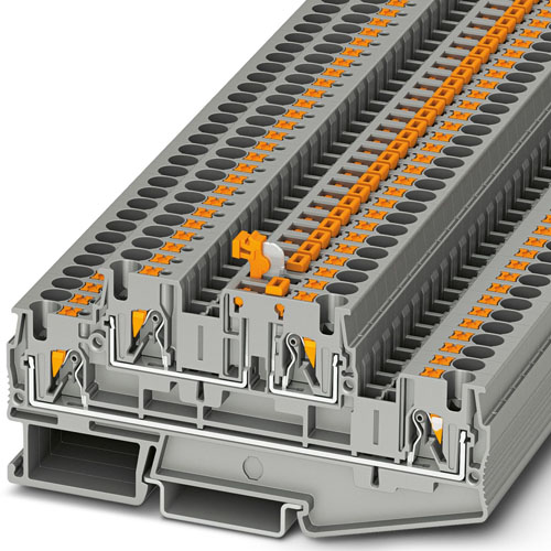 PHOENIX CONTACT -  PTTB 4-MT BU - Knife-disconnect terminal block