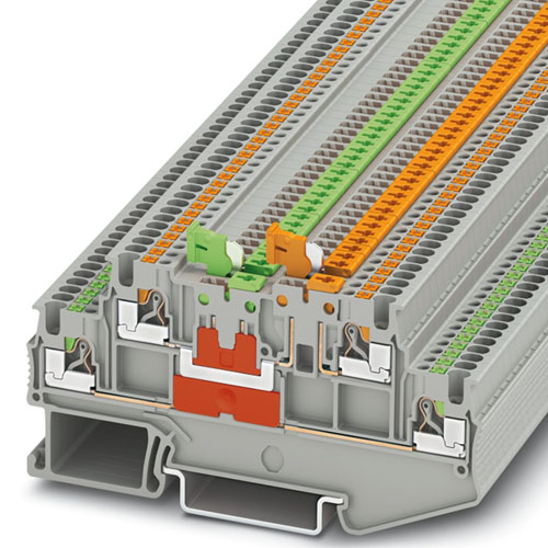 PHOENIX CONTACT -  PTT 1,5/S-2MT - Knife-disconnect terminal block