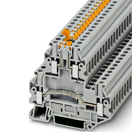 PHOENIX CONTACT -  UTTB 4-MT - Knife-disconnect terminal block