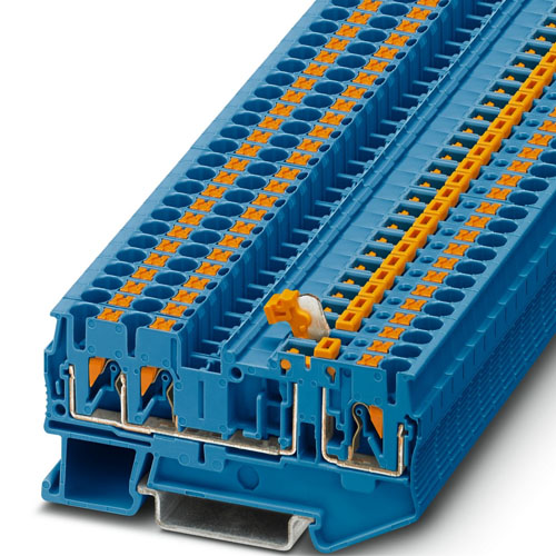 PHOENIX CONTACT -  PT 2,5-TWIN-MT BU - Knife-disconnect terminal block