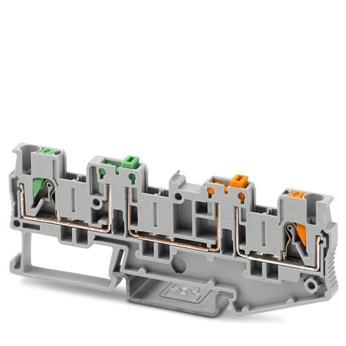 PHOENIX CONTACT - PT 2,5-2MTB - Knife-disconnect terminal block