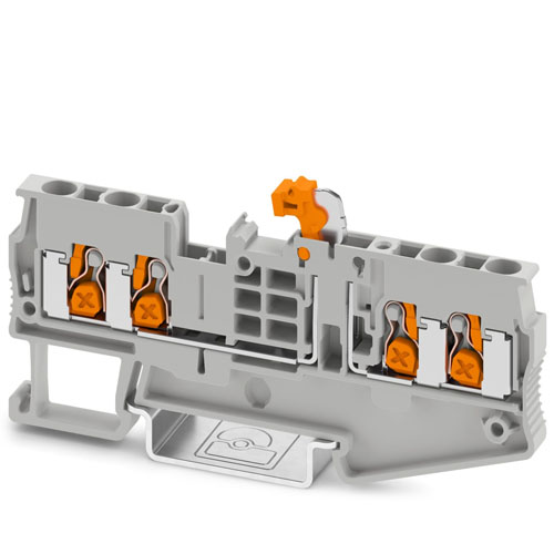 PHOENIX CONTACT -  XT 2,5-QUATTRO-MT - Knife-disconnect terminal block