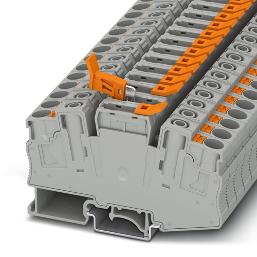 PHOENIX CONTACT -  PT 6-MT P/P HV - Knife-disconnect terminal block