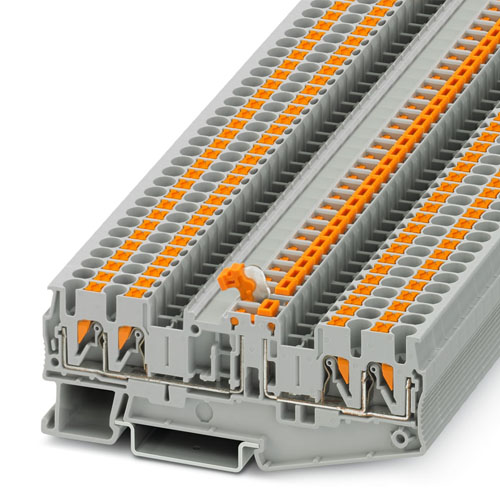 PHOENIX CONTACT -  PT 2,5-QUATTRO-MTB - Knife-disconnect terminal block