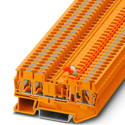 PHOENIX CONTACT -  PT 2,5-TWIN-MT OG - Knife-disconnect terminal block