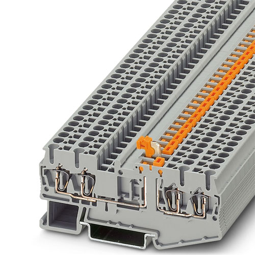 PHOENIX CONTACT -  ST 2,5-QUATTRO-MT - Knife-disconnect terminal block