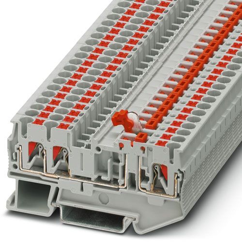 PHOENIX CONTACT -  PT 2,5-TWIN-MT-MRD - Knife-disconnect terminal block