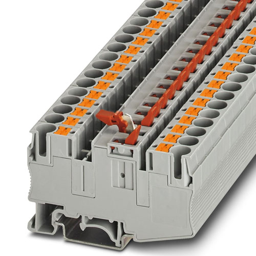 PHOENIX CONTACT -  PT 6-MTL KNIFE-RD - Knife-disconnect terminal block