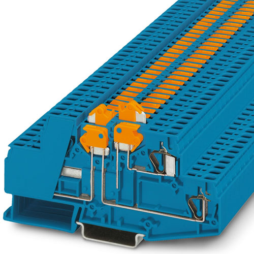 PHOENIX CONTACT -  ZDMTK 2,5 BU - Knife-disconnect terminal block