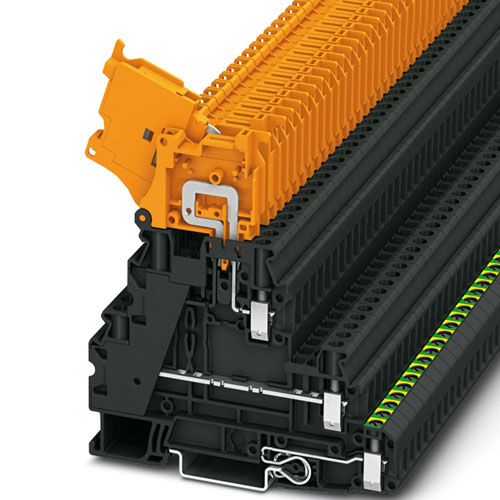 PHOENIX CONTACT -  UT 4-PE/L/HEDI - Lever-type disconnect terminal block