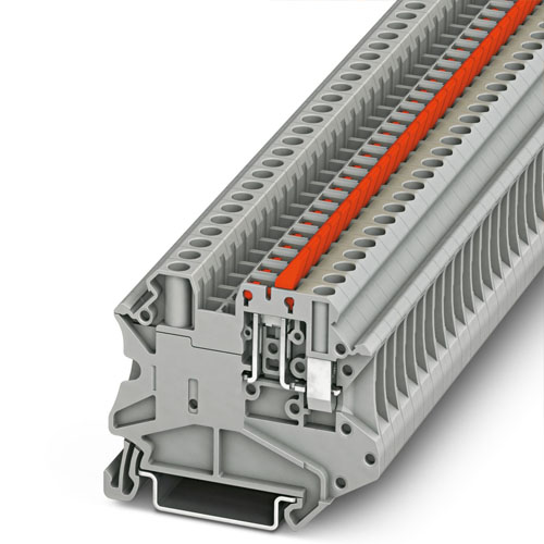 PHOENIX CONTACT -  UT 4-MTL KNIFE-RD - Knife-disconnect terminal block
