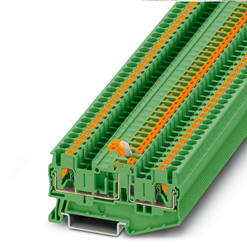 PHOENIX CONTACT - PT 2,5-MTB GN - Knife-disconnect terminal block