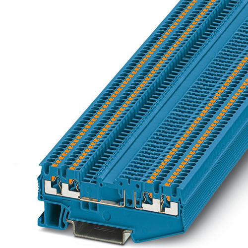 PHOENIX CONTACT - PT 1,5/S-QUATTRO-TG BU - Disconnect terminal block