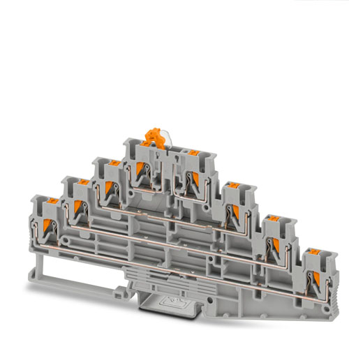 PHOENIX CONTACT -  PT 2,5-L/L/L/MT - Knife-disconnect terminal block