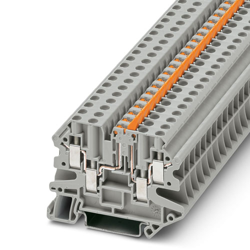 PHOENIX CONTACT -  UT 4-QUATTRO-MTL - Knife-disconnect terminal block