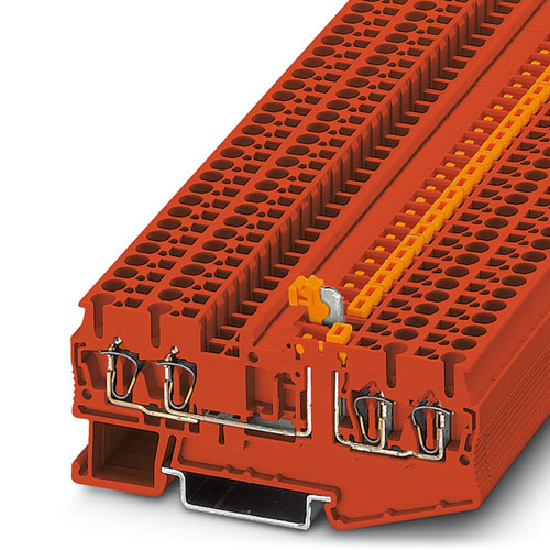 PHOENIX CONTACT -  ST 2,5-QUATTRO-MT RD - Knife-disconnect terminal block