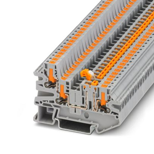 PHOENIX CONTACT -  PTV 2,5-TWIN-MT - Knife-disconnect terminal block