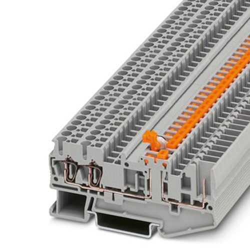 PHOENIX CONTACT -  ST 2,5-TWIN-MT/1P - Knife-disconnect terminal block