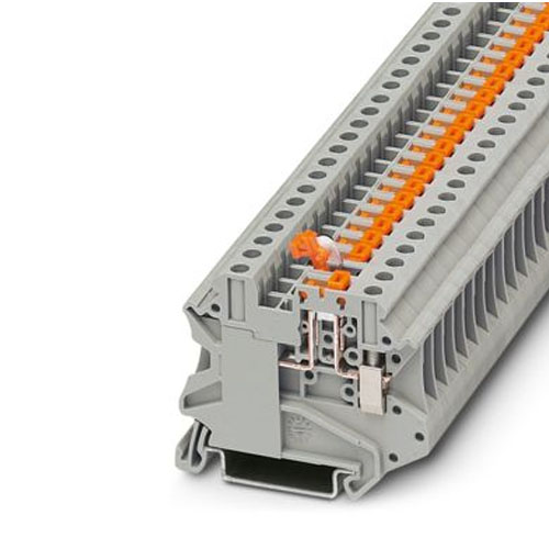 PHOENIX CONTACT - UT 4-MT-P/P-EX - Knife-disconnect terminal block