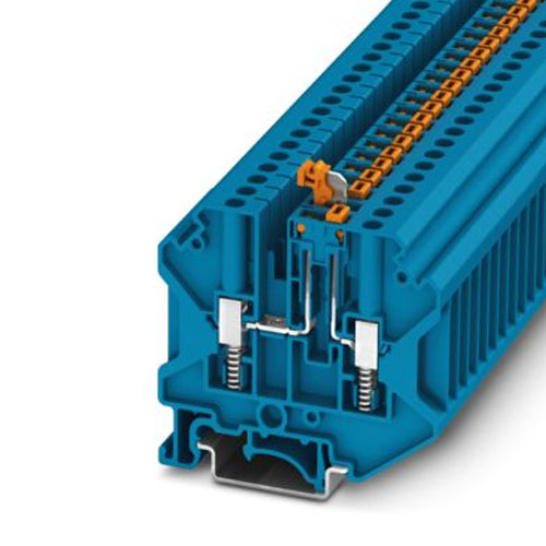 PHOENIX CONTACT -  USST 4-MT BU - Knife-disconnect terminal block