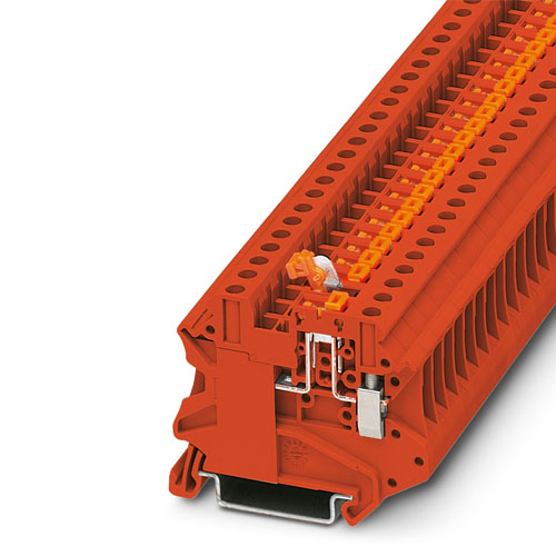 PHOENIX CONTACT - UT 4-MT RD - Knife-disconnect terminal block