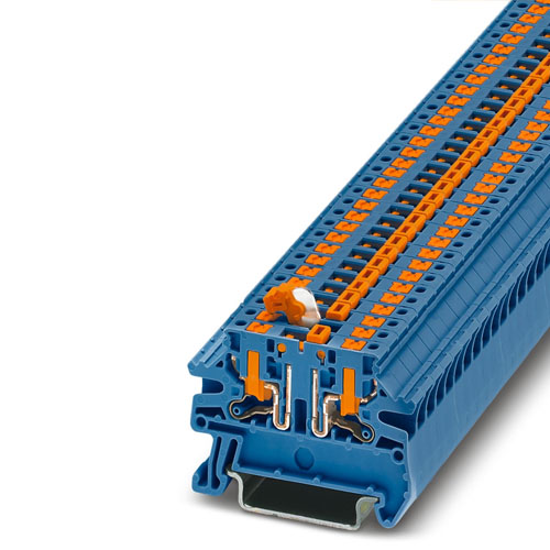 PHOENIX CONTACT - PTVC 2,5-MT BU - Knife-disconnect terminal block