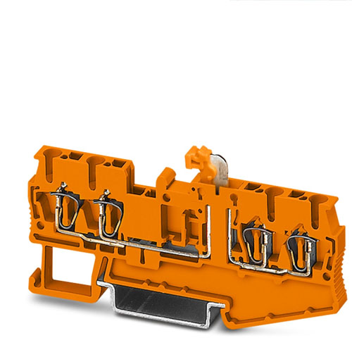 PHOENIX CONTACT -  ST 2,5-QUATTRO-MT OG - Knife-disconnect terminal block