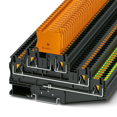 PHOENIX CONTACT -  PT 4-PE/L/HEDI - Lever-type disconnect terminal block