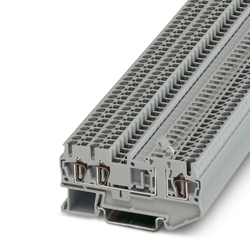 PHOENIX CONTACT -  ST 2,5-TWIN-MT-MGY - Knife-disconnect terminal block