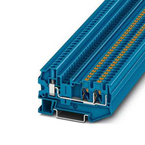 PHOENIX CONTACT - PTU 4-TWIN BU - Feed-through terminal block