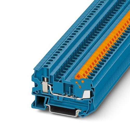 PHOENIX CONTACT - QTCU 2,5 BU - Feed-through terminal block