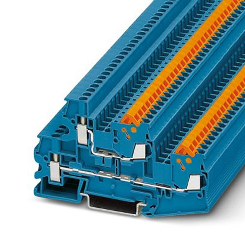 PHOENIX CONTACT - QTTCBU 1,5 BU - Feed-through terminal block