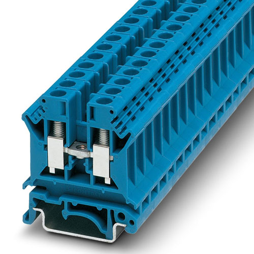 Phoenix Contact - UK 6 N BU - Feed-through terminal block