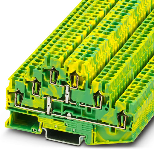 Phoenix Contact - ST 2,5-3PE - Spring cage ground terminal block