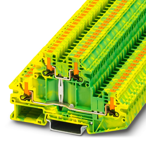 Phoenix Contact - PTTBV 4-PE - Protective conductor double-level terminal block