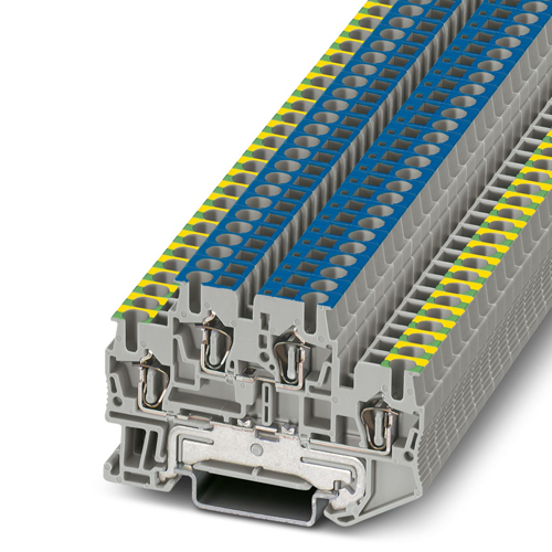 Phoenix Contact - STTB 2,5-PE/N - Protective conductor double-level terminal block