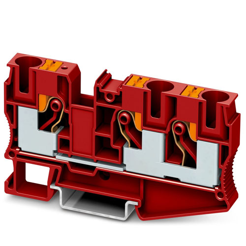 PHOENIX CONTACT -  PT 10-TWIN RD - Feed-through terminal block