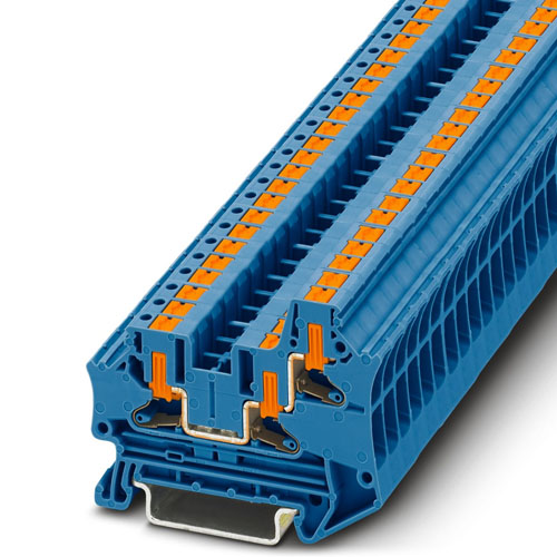 PHOENIX CONTACT - PTV 6-TWIN BU - Feed-through terminal block