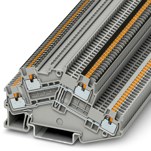 PHOENIX CONTACT -  PTTBS 1,5/S-PV - Double-level terminal block