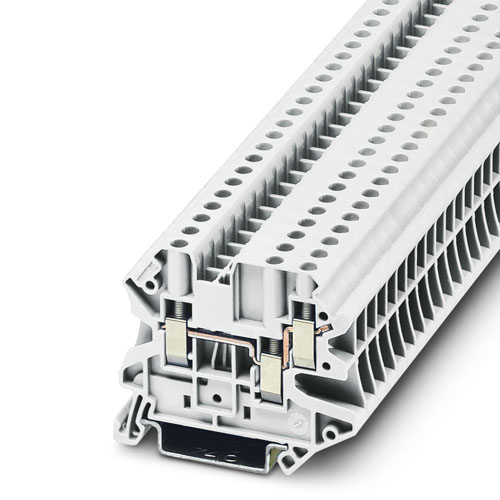 PHOENIX CONTACT - UT 4-TWIN WH - Feed-through terminal block
