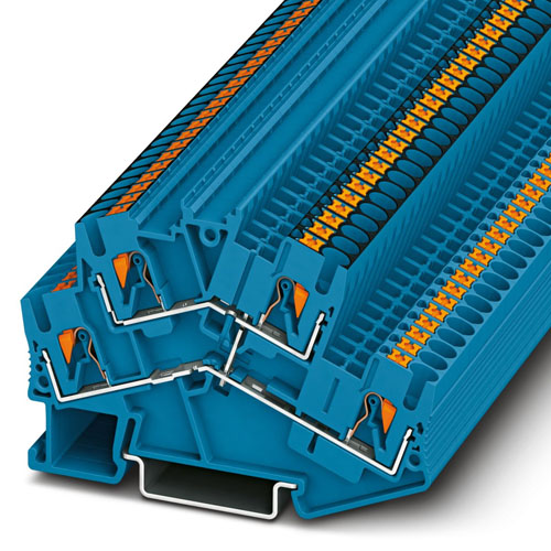 PHOENIX CONTACT -  PTTBS 2,5-PV BU - Double-level terminal block