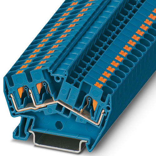 PHOENIX CONTACT - PTS 4-TWIN BU - Feed-through terminal block