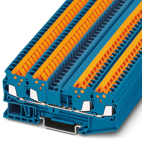 PHOENIX CONTACT -  QTC 1,5-QUATTRO BU - Feed-through terminal block