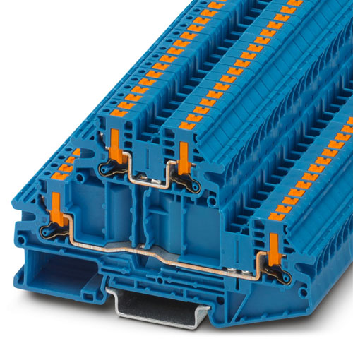 PHOENIX CONTACT - PTTBV 2,5 BU - Double-level terminal block