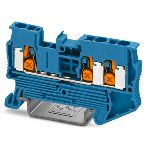 PHOENIX CONTACT -  XT 2,5-TWIN BU - Feed-through terminal block