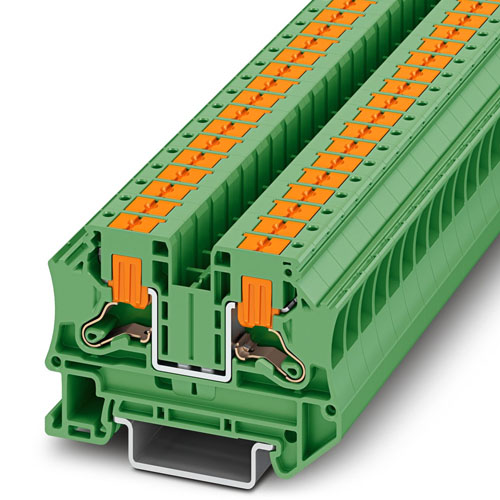 PHOENIX CONTACT -  PTV 6 GN - Feed-through terminal block