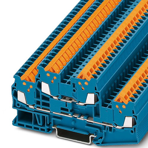 PHOENIX CONTACT -  QTTCB 1,5 BU - Double-level terminal block