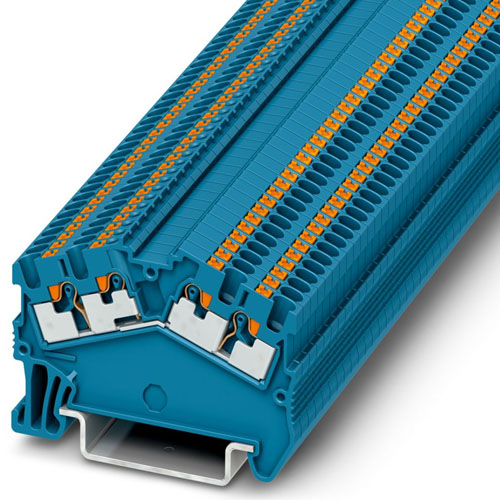 PHOENIX CONTACT -  PTS 2,5-QUATTRO OG - Feed-through terminal block